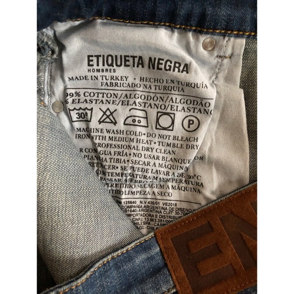 Mens Argentinian Designer Jeans Etiqueta Negra 32 - Picture 7 of 9